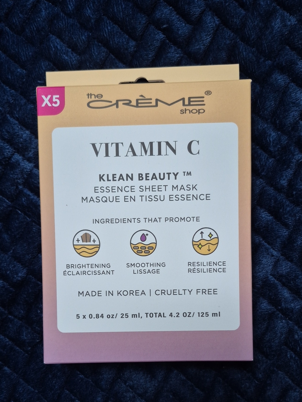 Vitamin C Klean Beauty Essence Sheet Mask 5 Pack From The Creme Shop New In Box
